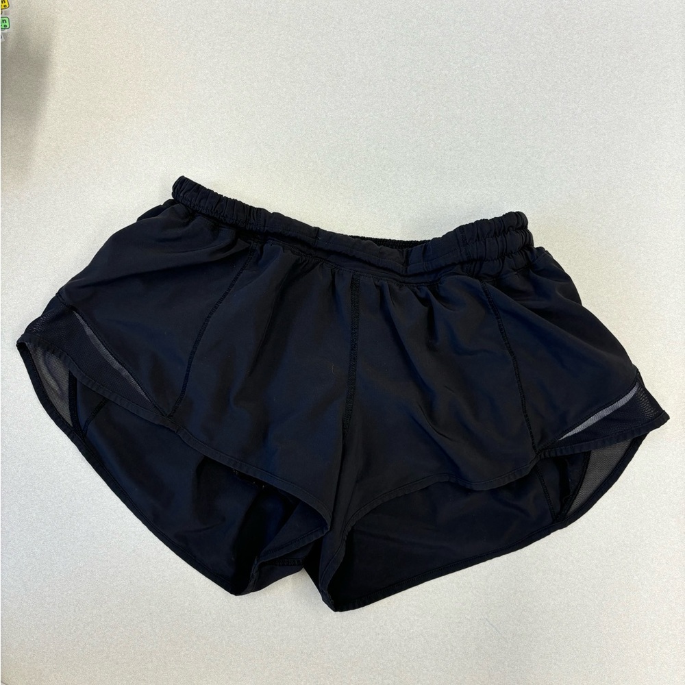 Women's Black Lululemon Athletic Shorts